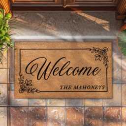 Classic Family Name Doormat - Personalised Mother's Day Gift - thumbnail 4