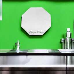 Octagon Shaped Mirrors With White Backing & Hooks, Bespoke Shapes Made, Engraving Services - thumbnail 2