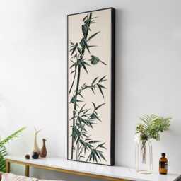 Bamboo Wood Wall Art, Bird & Floral Pattern, 3D Multilayer Laser Cut, Housewarming Gift - thumbnail 3