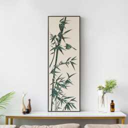 Bamboo Wood Wall Art, Bird & Floral Pattern, 3D Multilayer Laser Cut, Housewarming Gift - thumbnail 2