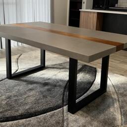 Metal Dining Table Legs, Steel Desk Iron Industrial Table, Set Of 2, Crudo 80.40 - thumbnail 2