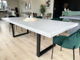 Metal Dining Table Legs, Steel Desk Iron Industrial Table, Set Of 2, Crudo 80.40 - thumbnail 1