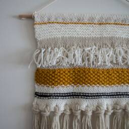 Knitting Pattern - Gwyneth Wall Hanging Knitted/Woven - thumbnail 3