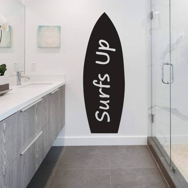Surfs Up - Vinyl Wall Art, Decal, Sticker, Transfer, Mural, Removable, Decoration, Interior, Exterior, Peel & Stick, Full 0474 - image 1