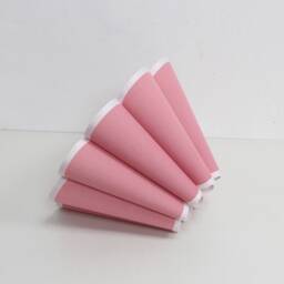 Duzy Handmade Pink Fabric & Acrylic Pleated Lampshade For Home Decor-114#, Custom Made - thumbnail 3