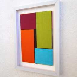 Vivaan Handmade Colorful Woven Textile Art - Set Of 3 - thumbnail 4