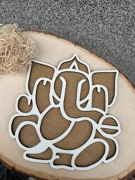 Rangoli Stencils Ganesh, For Colours, Diwali Diya, Template, Kids Arts & Craft Reusable, Eco-Friendly, Mess-Free - thumbnail 1