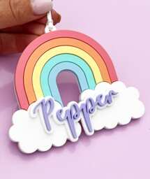 Premium Rainbow Bridge Pet Sympathy Gift With Free Gift Bag - Personalised Memorial Bereavement - thumbnail 1