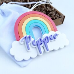 Premium Rainbow Bridge Pet Sympathy Gift With Free Gift Bag - Personalised Memorial Bereavement - thumbnail 2