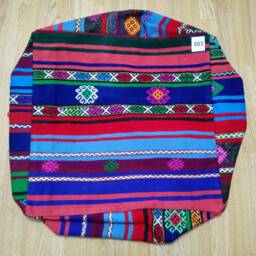 Kilim Pouf Square 24x24x8 Inches Wonderful Pouf Poufs Floor Pillow Cover Oversize Anatolian Home Decor - thumbnail 2