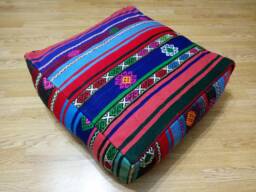 Kilim Pouf Square 24x24x8 Inches Wonderful Pouf Poufs Floor Pillow Cover Oversize Anatolian Home Decor