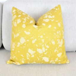 Bute Mustard Terrazzo Style Eco Recycled Wool Luxury Designer Cushion Covers Scatter Cushions Throw Pillows - thumbnail 2