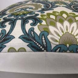 "Arts Crafts Style Green Blue Scatter Pillow Cushion Covers 16"" 18" - thumbnail 2