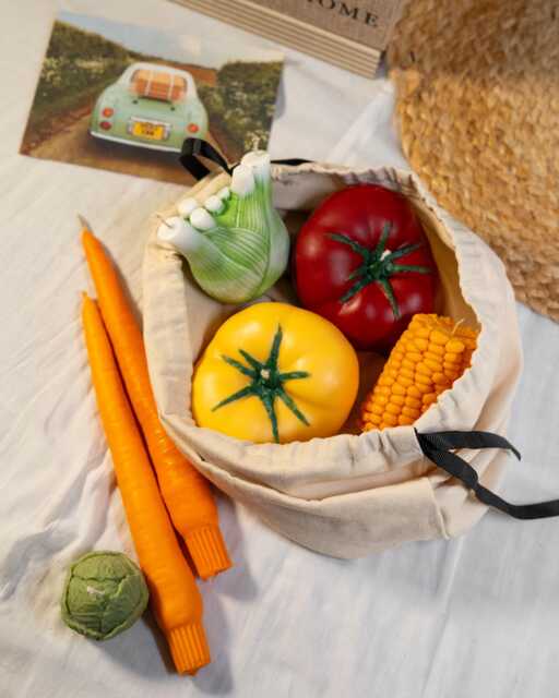 Realistic Vegetable Candle - Handmade Soy Beeswax Blend, Kitchen Decor - image 1