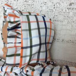 Cotton Bonnet For A 30cm Doll - thumbnail 2