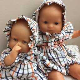 Cotton Bonnet For A 30cm Doll - thumbnail 3