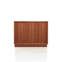 Bookcase, Bookshelf Made Of Oak Vaneer - Teak Colour Livlo T-R05 - thumbnail 4