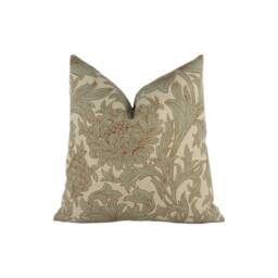 William Morris - Chrysanthemum Toile Slate/Cream Stunning Classic English Designer Cushion Cover Home D??cor Throw Pillow