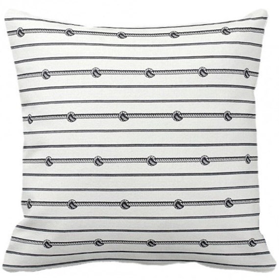 Nautical Knots - Throw Pillow Case, Cover, Case Square- 17 - image 1