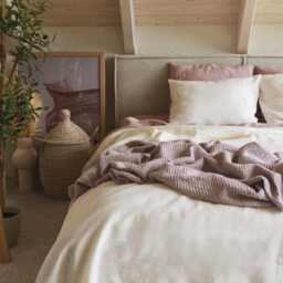 Linen Duvet Cover White. Bedding. French Linen - thumbnail 3