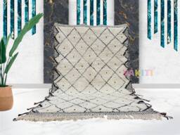 Yakiti - 6X10Ft Moroccan Rug, Beni Ourain Area Modern Wool Living Room Beniourain Handmade Soft Carpet, 196 cm X 310 - thumbnail 1