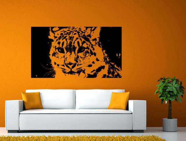 Mountain Lion Forest Woods Cat Wall Or Window Sticker Decal Vinyl Fathead Mural Decor L2011 - image 1