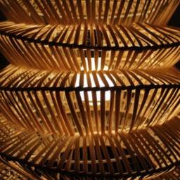Creative Tower Rattan Pendant Lights, Natural Ceiling Lamps, Lampshade Width 17.7 - thumbnail 3