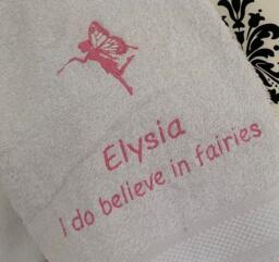 Fairy - Bubble Baby Blanket Embroidered Personalised 95cm X 75cm - thumbnail 1