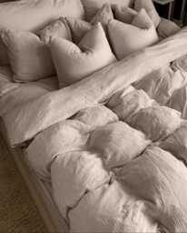 Muslin Bed Linen 135X200 + 80 X cm, With Zipper, Premium Cotton, Non-Iron, Suitable For Allergy Sufferers, Oeko-Tex Certified