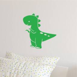Kids Dinosaur Set - Removable Vinyl Wall Decal For Kids Bedrooms - thumbnail 3