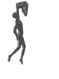 Large Bronze One-Handed Rock Climber Figurine Wall Climbing Man Sculpture Poly-Resin Statue Ornament Hanging Wall-Art Modern - thumbnail 1