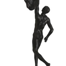 Large Bronze One-Handed Rock Climber Figurine Wall Climbing Man Sculpture Poly-Resin Statue Ornament Hanging Wall-Art Modern - thumbnail 3