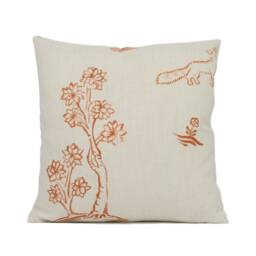 Andrew Martin - Friendly Folk Melon Orange Stunning Designer Cushion Cover Home Decor Throw Pillow - thumbnail 3