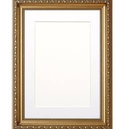 Ornate Shabby Chic Picture Frame With Mount Choice Of Colors & Sizes - thumbnail 3