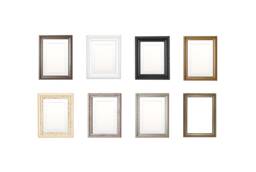 Ornate Shabby Chic Picture Frame With Mount Choice Of Colors & Sizes - thumbnail 1