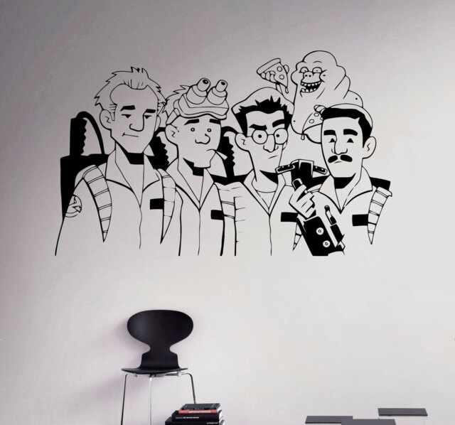 Ghostbusters Vinyl Decal Supernatural Wall Sticker Nursery Interior Graphics Bedroom Children's Kids Room Art 14(Gbr - image 1