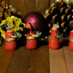 Filipiniana in Red 4 - Philippines Miniature Doll - thumbnail 3