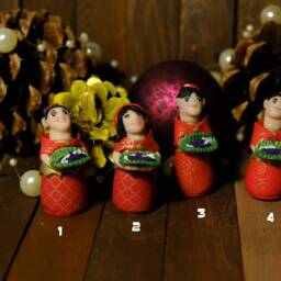 Filipiniana in Red 4 - Philippines Miniature Doll - thumbnail 2