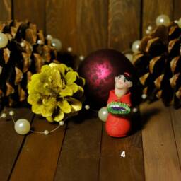 Filipiniana in Red 4 - Philippines Miniature Doll - thumbnail 4