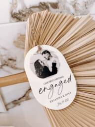 First Christmas Engaged Personalised Ornament - Gift Stocking Fuller 2024