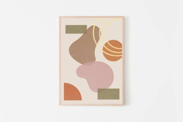 Pancit Modern Art, Filipino Stir Fry Food Giclee Print, Fine Art Paper Home & Kitchen Decor For The Lover - image 1