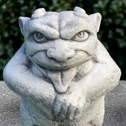 Stone Guardian Gargoyle Statue Concrete Monster Figurine Cement Demon Decor Outdoor Animal Ornament Gargoyle Lover Gift Handmade - thumbnail 3