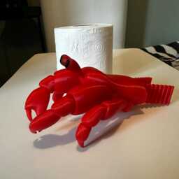 Hermit Crab Toilet Paper Holder Funny Coastal Bathroom Decor - thumbnail 3