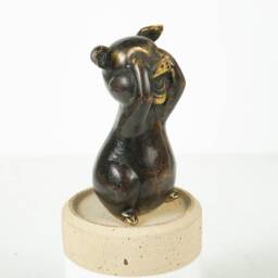 Pig Bronze Sculpture 3.5 - thumbnail 3