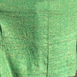 Handmade Mint Green Yak Wool Blend Blanket Oversized Meditation Shawl - thumbnail 3