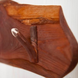 Wall Mounted Wooden Rack, Traditional Country Home Decor, Towel Hook, Bedroom, Bathroom Kids' Room Moving, Housewarming Gift - thumbnail 4