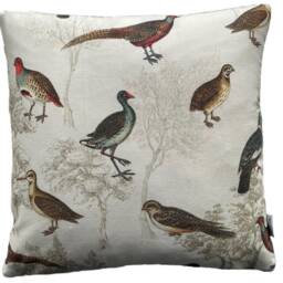 Forest Birds Cushion Cover Pheasant Partridge Grouse Printed Cotton Fabric - thumbnail 2
