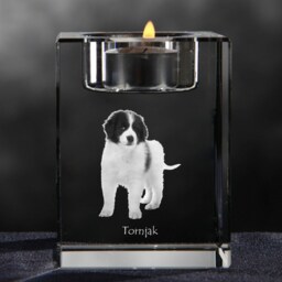 Tronjak - Crystal Candlestick With Dog, Souvenir, Decoration, Limited Edition, Collection - thumbnail 3