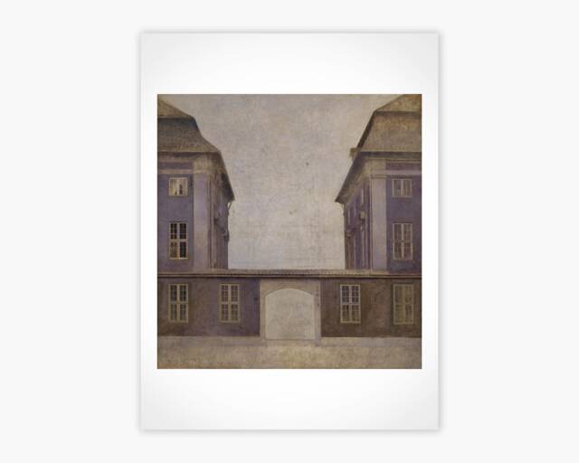The Buildings Of The Asiatic Company, Seen From St. Ann?? Street - Hammershoi Print Poster Art Gicl??e Fine Print, Replica - image 1