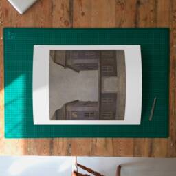 The Buildings Of The Asiatic Company, Seen From St. Ann?? Street - Hammershoi Print Poster Art Gicl??e Fine Print, Replica - thumbnail 2